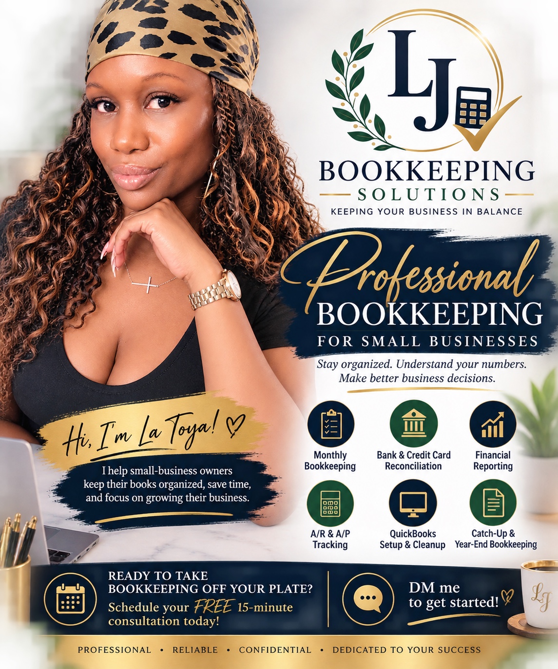 LJ Bookkeeping Solutions brand image